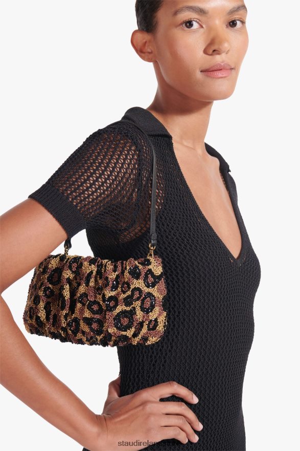 Women Accessories Leopard STAUD BEADED BEAN BAG H8RLPJ777