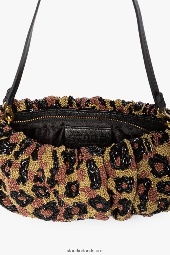 Women Accessories Leopard STAUD BEADED BEAN BAG H8RLPJ777