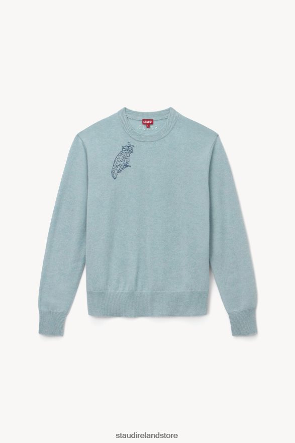 Women Accessories Light Blue STAUD x CBONZ CUSTOM CASHMERE SWEATER H8RLPJ1033