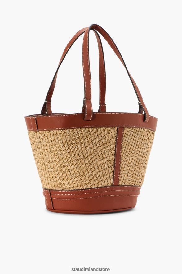 Women Accessories Natural Tan STAUD HENRI PETITE RAFFIA TOTE H8RLPJ789