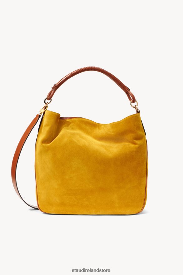 Women Accessories Ocher Tan Suede STAUD PERRY BAG H8RLPJ849