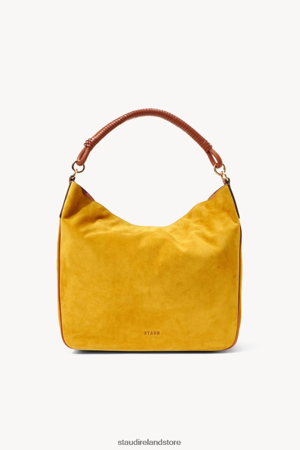 Women Accessories Ocher Tan Suede STAUD PERRY BAG H8RLPJ849