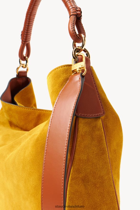 Women Accessories Ocher Tan Suede STAUD PERRY BAG H8RLPJ849