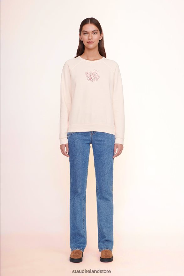 Women Accessories Pink STAUD x CBONZ CUSTOM SWEATSHIRT H8RLPJ1027