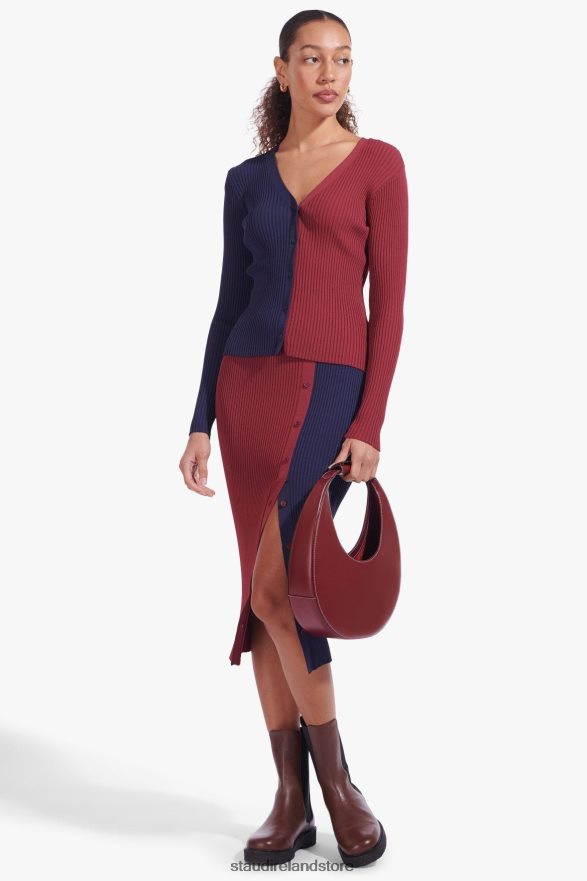 Women Accessories Raspberry STAUD MOON BAG H8RLPJ758