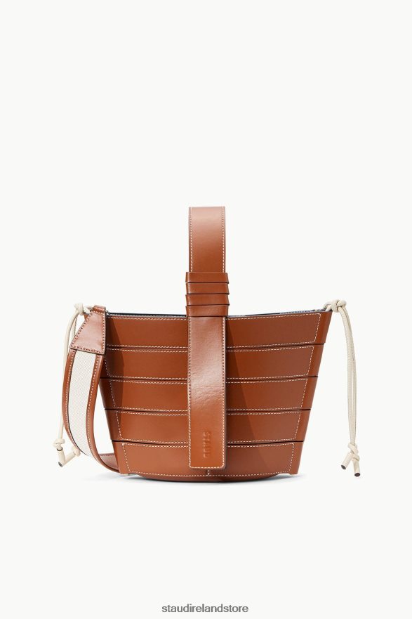Women Accessories Tan Cream STAUD DIAMOND MINI TOTE H8RLPJ847