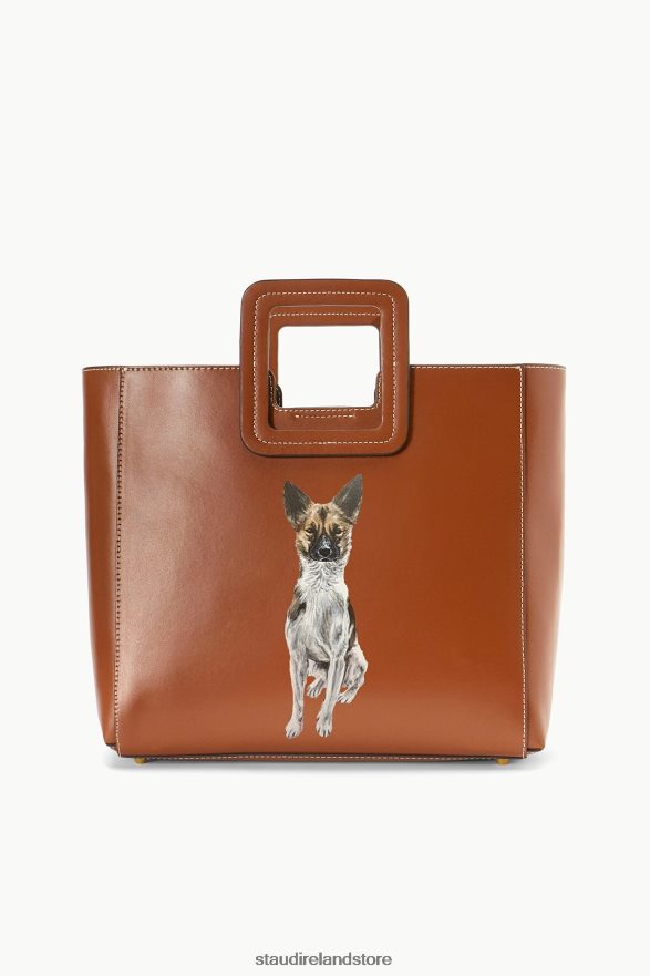 Women Accessories Tan STAUD CUSTOM SHIRLEY LEATHER BAG H8RLPJ1013