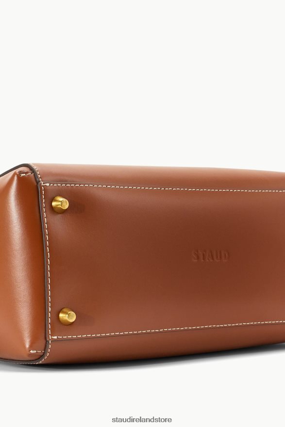 Women Accessories Tan STAUD CUSTOM SHIRLEY LEATHER BAG H8RLPJ1013