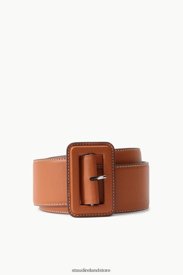 Women Accessories Tan STAUD WIDE WAIST BELT H8RLPJ855