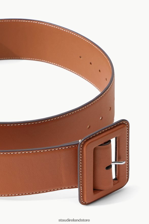 Women Accessories Tan STAUD WIDE WAIST BELT H8RLPJ855