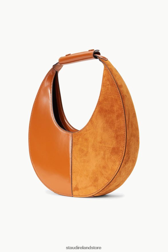 Women Accessories Tobacco STAUD MOON SPLIT BAG H8RLPJ753