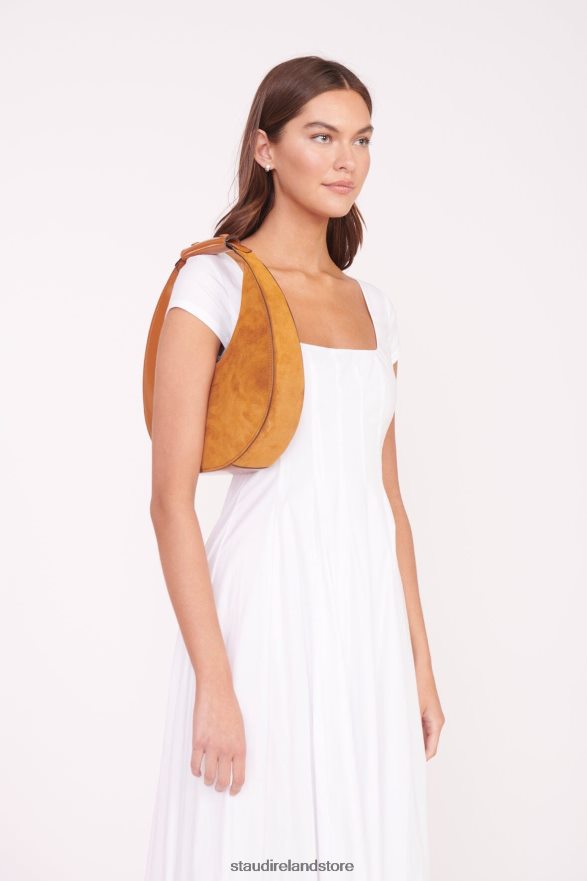 Women Accessories Tobacco STAUD MOON SPLIT BAG H8RLPJ753