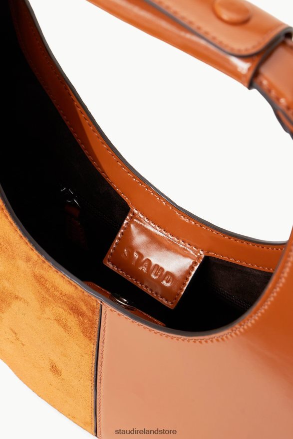 Women Accessories Tobacco STAUD MOON SPLIT BAG H8RLPJ753
