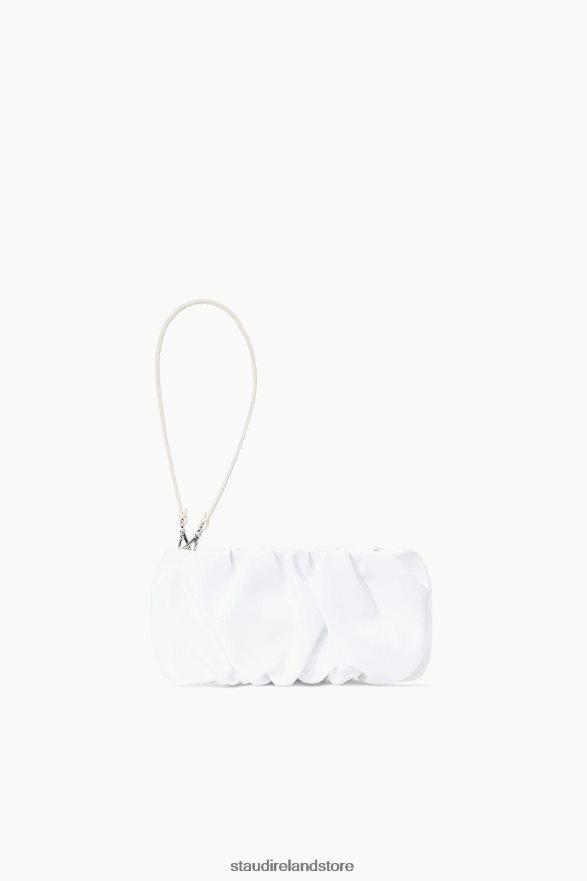 Women Accessories White STAUD BEAN BAG PATENT H8RLPJ769
