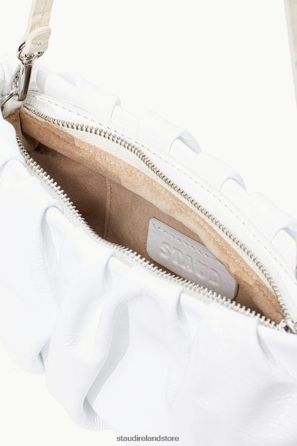 Women Accessories White STAUD BEAN BAG PATENT H8RLPJ769