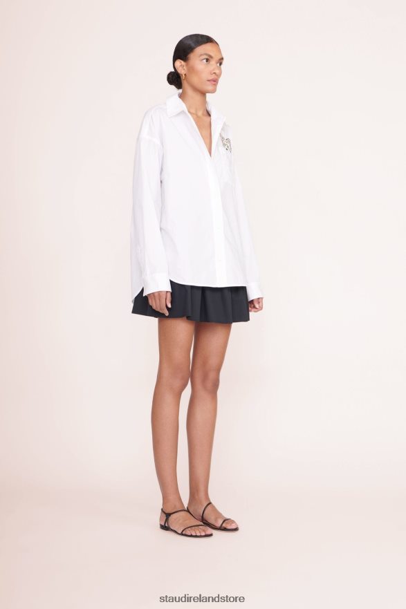 Women Accessories White STAUD x CBONZ CUSTOM CLASSIC OVERSIZED SHIRT H8RLPJ1023