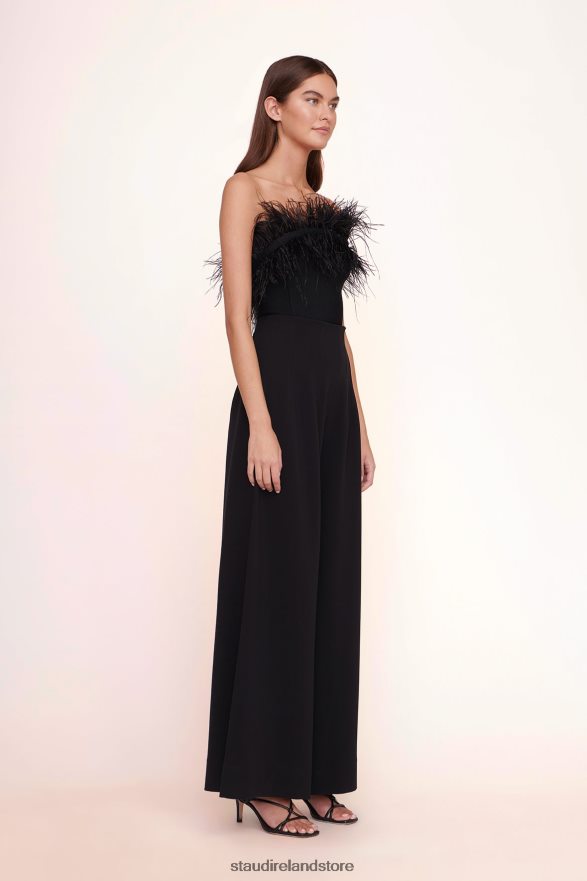 Women Bridal Black STAUD NELLIE TOP H8RLPJ1056