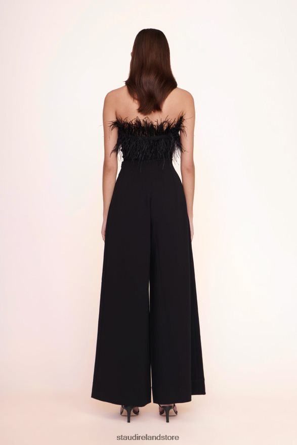 Women Bridal Black STAUD NELLIE TOP H8RLPJ1056