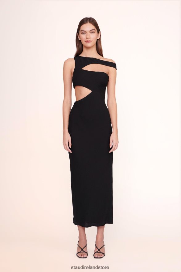 Women Bridal Black STAUD PRISMATIC DRESS H8RLPJ1052
