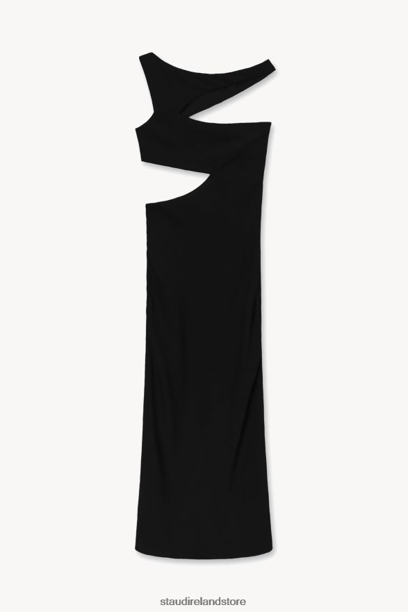 Women Bridal Black STAUD PRISMATIC DRESS H8RLPJ1052