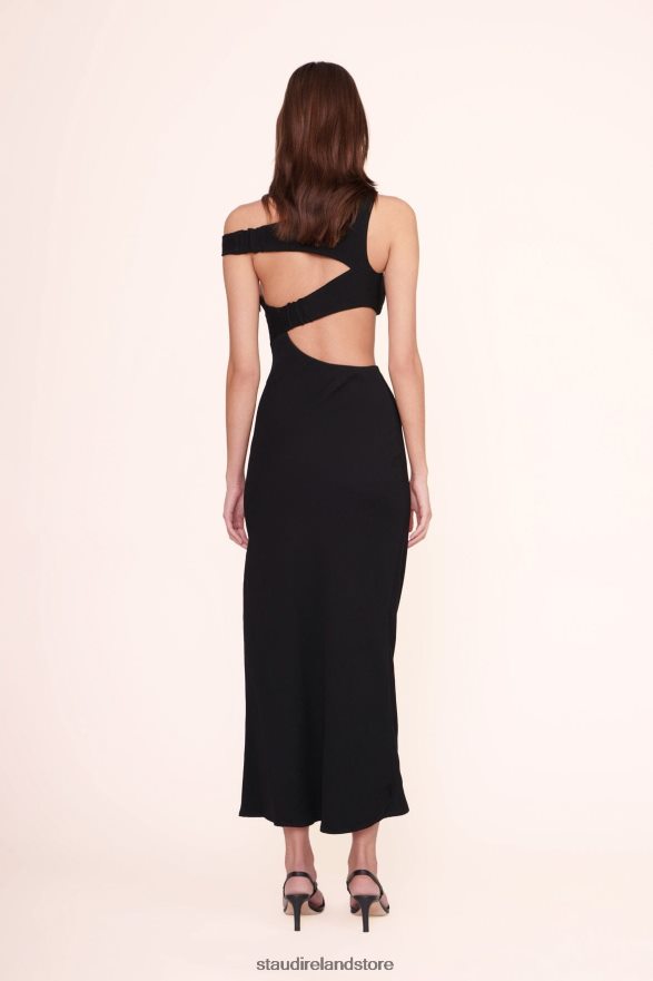 Women Bridal Black STAUD PRISMATIC DRESS H8RLPJ1052
