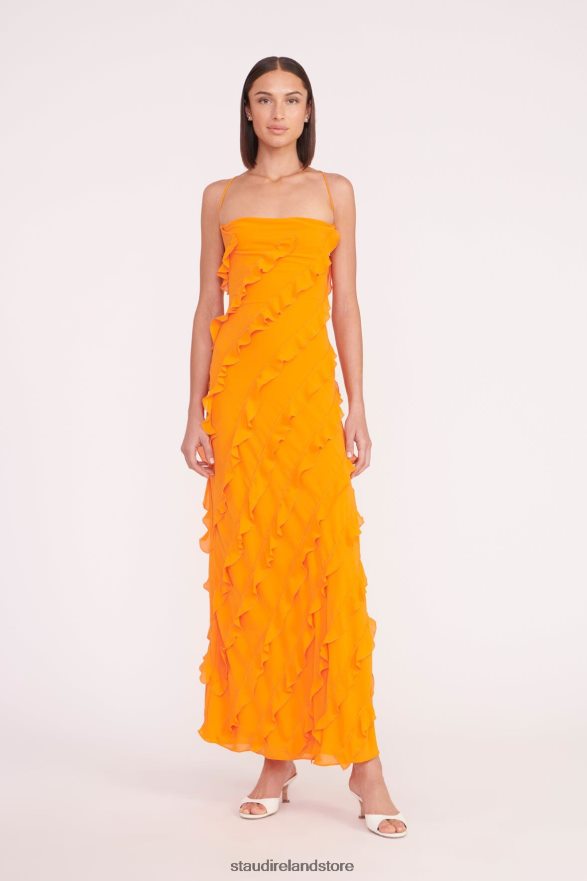 Women Bridal Nectarine STAUD ELVIRE DRESS H8RLPJ1048