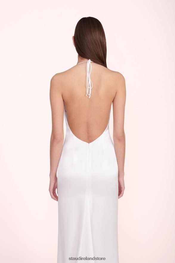 Women Bridal White STAUD JANET DRESS H8RLPJ1041