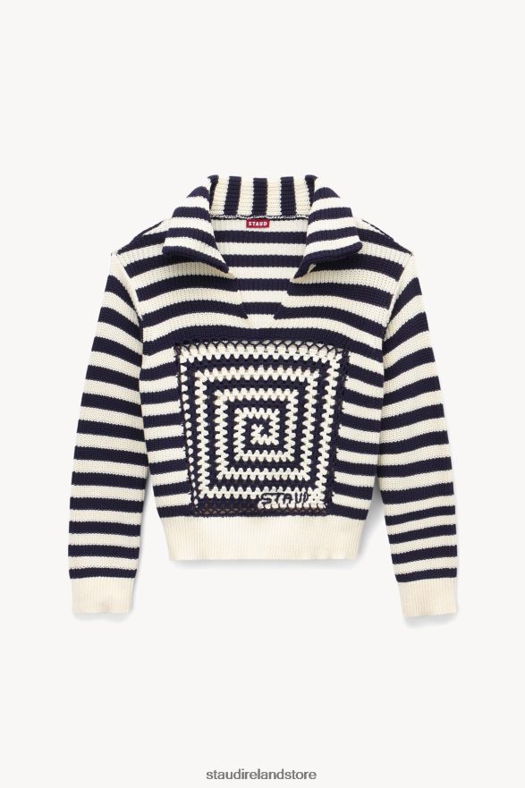 Women Clothing Acid Cobalt STAUD ALLOY SWEATER H8RLPJ603