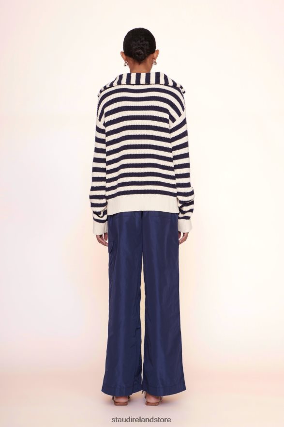 Women Clothing Acid Cobalt STAUD ALLOY SWEATER H8RLPJ603