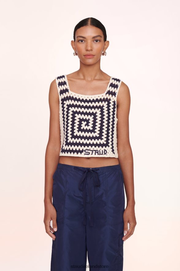 Women Clothing Acid Cobalt STAUD NICKEL TOP H8RLPJ431