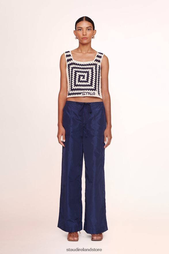 Women Clothing Acid Cobalt STAUD NICKEL TOP H8RLPJ431