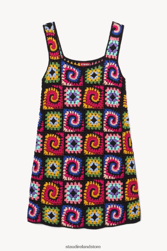 Women Clothing Acid Rainbow STAUD PSYCHEDELIC DRESS H8RLPJ241
