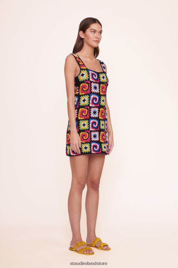 Women Clothing Acid Rainbow STAUD PSYCHEDELIC DRESS H8RLPJ241