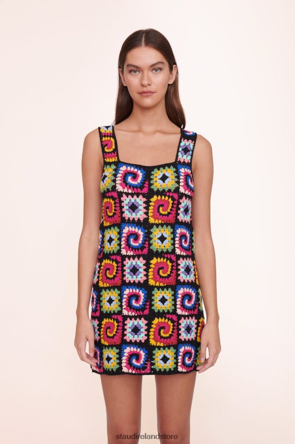 Women Clothing Acid Rainbow STAUD PSYCHEDELIC DRESS H8RLPJ241
