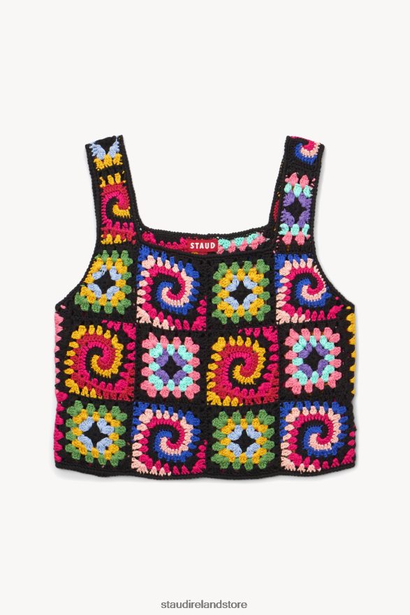 Women Clothing Acid Rainbow STAUD PSYCHEDELIC TOP H8RLPJ427