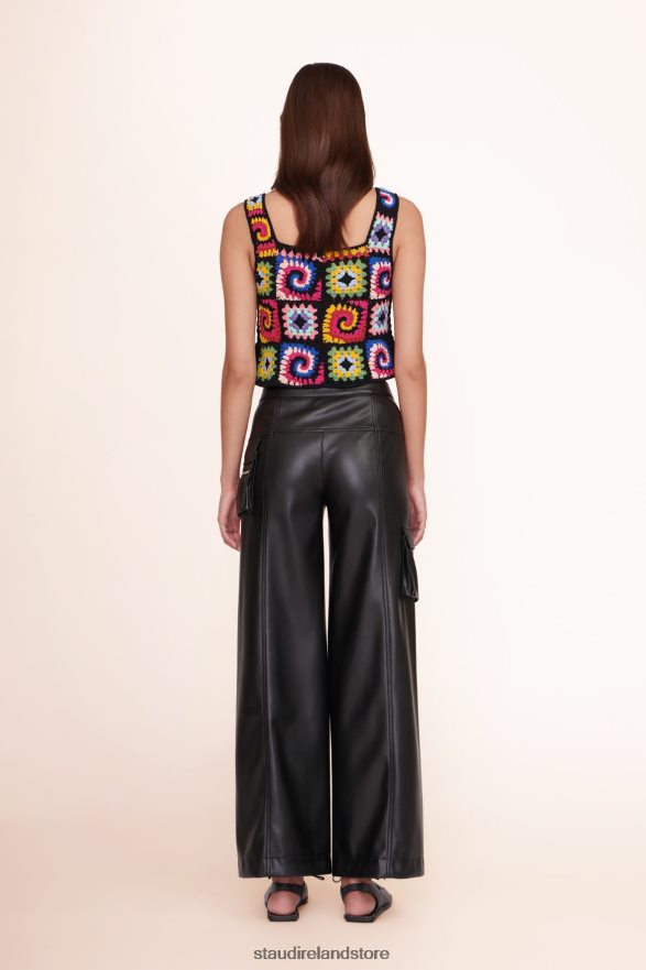 Women Clothing Acid Rainbow STAUD PSYCHEDELIC TOP H8RLPJ427