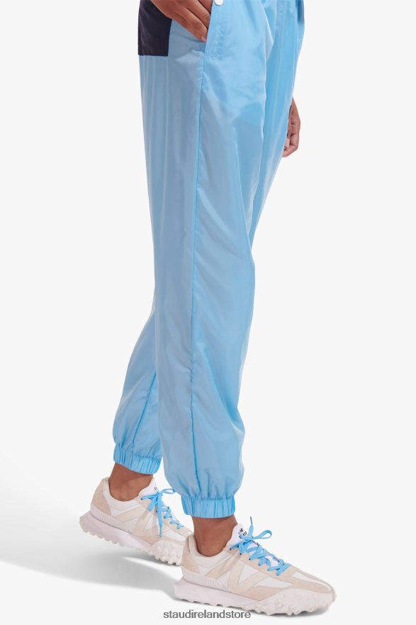 Women Clothing Alaskan Blue NB X STAUD BELTED NYLON TRACK PANT H8RLPJ561