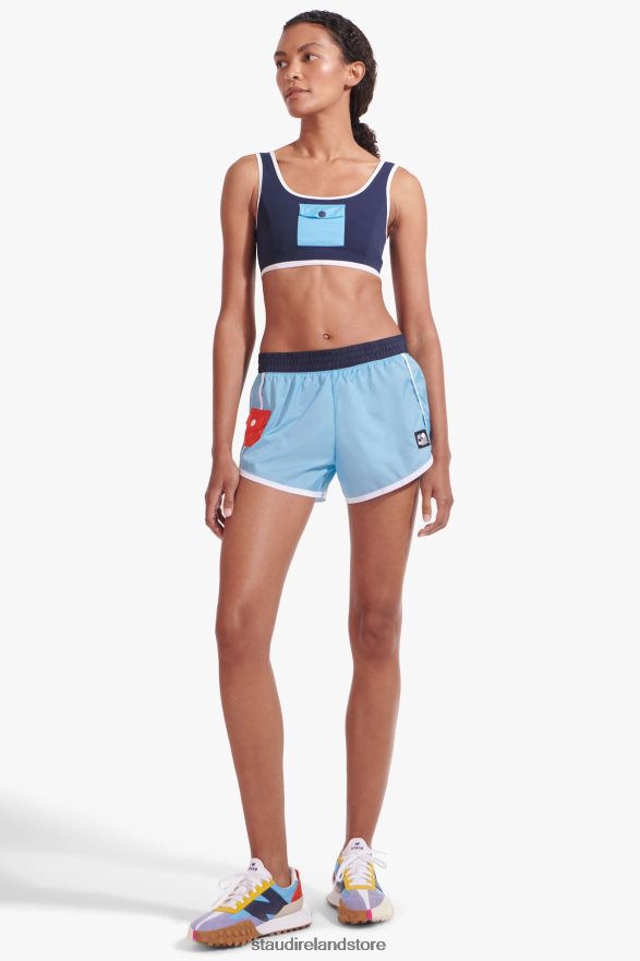 Women Clothing Alaskan Blue NB X STAUD NYLON RUN SHORT H8RLPJ565