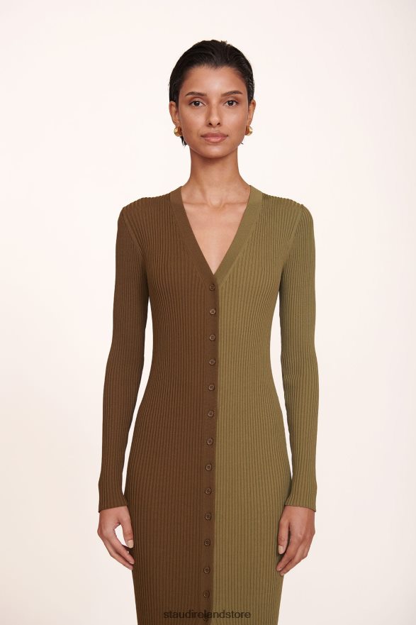 Women Clothing Avocado Olive STAUD SHOKO SWEATER H8RLPJ211