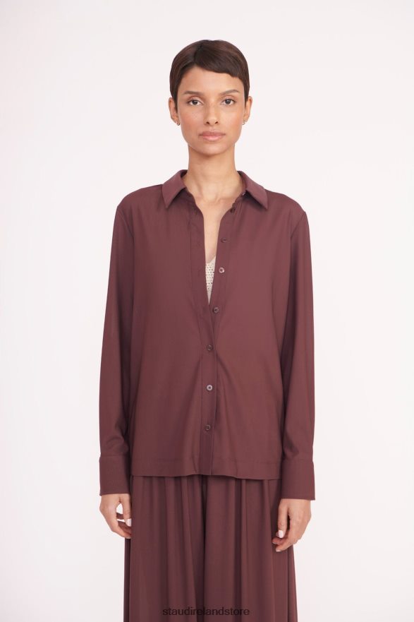 Women Clothing Bark STAUD MIRIAM COVERUP TOP H8RLPJ708