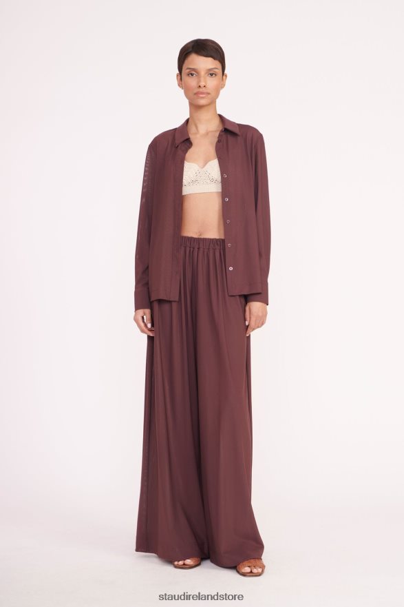 Women Clothing Bark STAUD MIRIAM COVERUP TOP H8RLPJ708