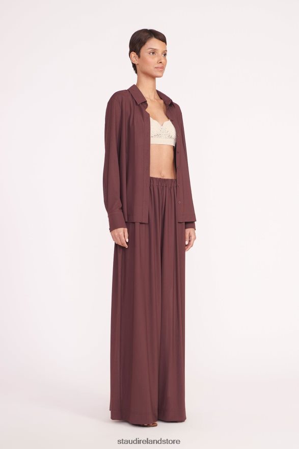 Women Clothing Bark STAUD MIRIAM COVERUP TOP H8RLPJ708