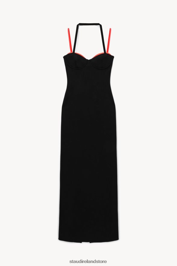 Women Clothing Black Cherry STAUD MASONITE DRESS H8RLPJ285