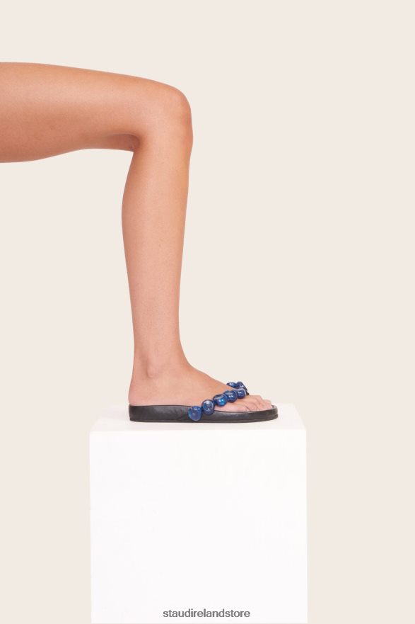 Women Clothing Black Lapis STAUD ANDRE SLIDE H8RLPJ655