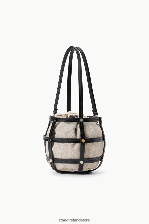 Women Clothing Black Natural STAUD ELLIE BAG H8RLPJ740