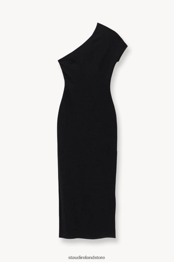 Women Clothing Black STAUD ADALYNN DRESS H8RLPJ13