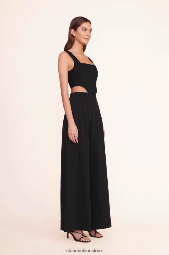 Women Clothing Black STAUD ALICE TOP TWILL H8RLPJ384