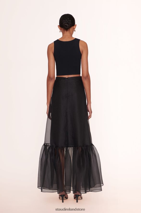 Women Clothing Black STAUD AMBROSIA SKIRT H8RLPJ502