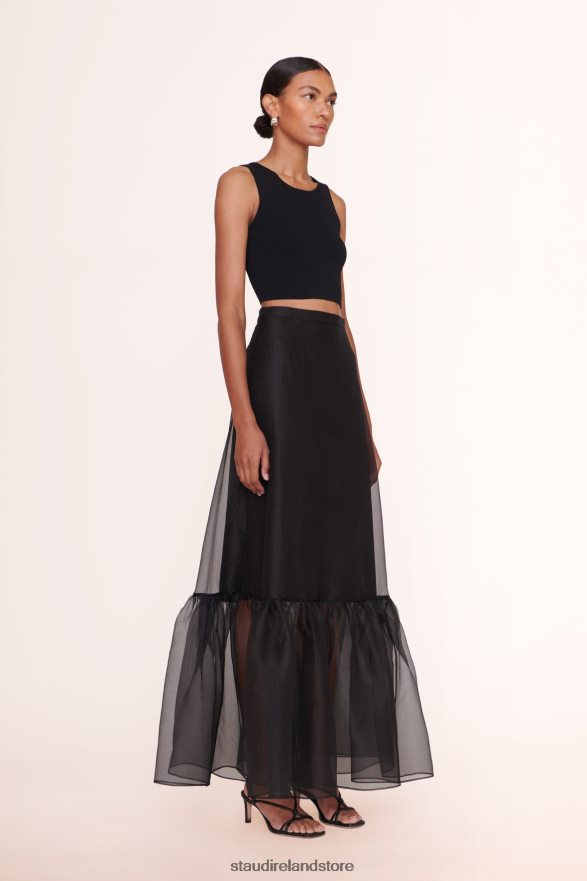 Women Clothing Black STAUD AMBROSIA SKIRT H8RLPJ502