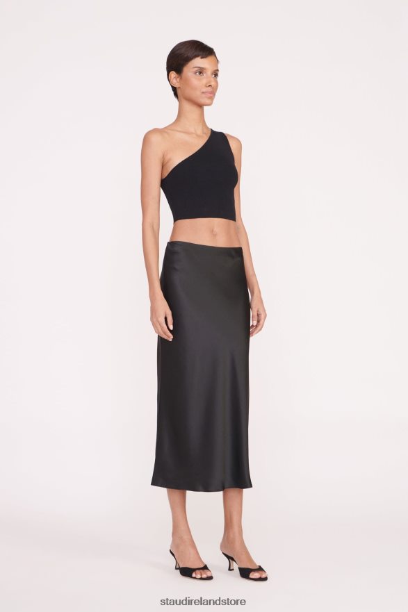 Women Clothing Black STAUD ANGELA SKIRT H8RLPJ472